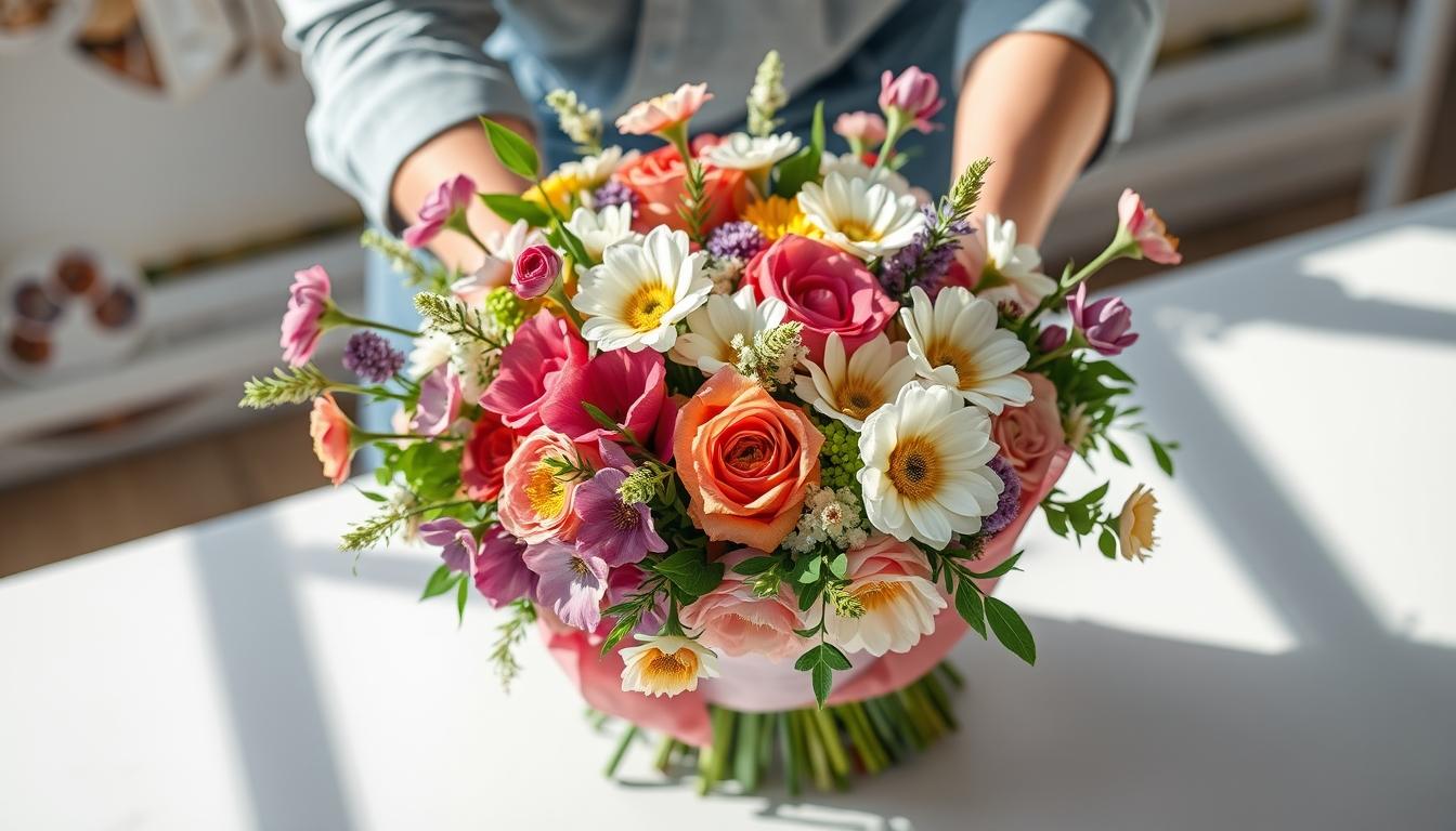 Seasonal flower arrangements